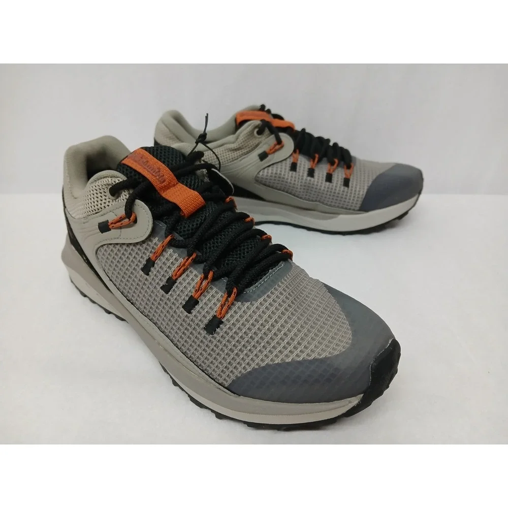 Columbia Men's Trailstorm‎ Waterproof Hiking Shoes BM0156-005 Gray Orange Sz 9
